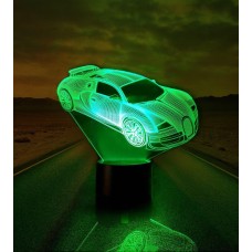 Сменная пластина для 3D светильников "Автомобиль 5" 3DTOYSLAMP