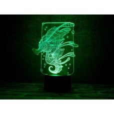 Сменная пластина для 3D ламп "Морской конек" 3DTOYSLAMP
