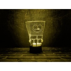 Сменная пластина для 3D светильников "Спанч Боб" 3DTOYSLAMP