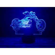 Сменная пластина для 3D светильников "Мотоцикл 3" 3DTOYSLAMP