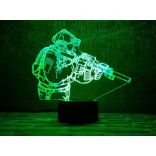 Сменная пластина для 3D светильников "Защитник" 3DTOYSLAMP