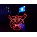 Сменная пластина для 3D ночника "Супермен" 3DTOYSLAMP Сменная пластина для 3D ночника "Супермен" 3DTOYSLAMP
