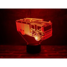 3D ночник "Автомобиль 12"(УВЕЛИЧЕННОЕ ИЗОБРАЖЕНИЕ) подарочная упаковка + 16 цветов + пульт ДУ + сетевой адаптер + батарейки (3ААА) 3DTOYSLAMP