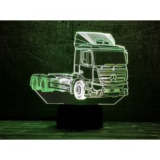 3D светильник "Автомобиль 28"(УВЕЛИЧЕННОЕ ИЗОБРАЖЕНИЕ) подарочная упаковка + 16 цветов + пульт ДУ + сетевой адаптер + батарейки (3ААА) 3DTOYSLAMP