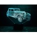 3D светильник  "Автомобиль 11"(УВЕЛИЧЕННОЕ ИЗОБРАЖЕНИЕ) подарочная упаковка + 16 цветов + пульт ДУ + сетевой адаптер + батарейки (3ААА) 3DTOYSLAMP