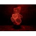 3D ночник "Мишка с сердцем" (УВЕЛИЧЕННОЕ ИЗОБРАЖЕНИЕ) подарочная упаковка + 16 цветов + пульт ДУ + сетевой адаптер + батарейки (3ААА) 3DTOYSLAMP 3D ночник "Мишка с сердцем" (УВЕЛИЧЕННОЕ ИЗОБРАЖЕНИЕ) подарочная упаковка + 16 цветов + пульт ДУ + сетевой адаптер + батарейки (3ААА) 3DTOYSLAMP