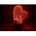 3D светильник "Сердце LOVE" (УВЕЛИЧЕННОЕ ИЗОБРАЖЕНИЕ) подарочная упаковка + 16 цветов + пульт ДУ + сетевой адаптер + батарейки (3ААА) 3DTOYSLAMP 3D светильник "Сердце LOVE" (УВЕЛИЧЕННОЕ ИЗОБРАЖЕНИЕ) подарочная упаковка + 16 цветов + пульт ДУ + сетевой адаптер + батарейки (3ААА) 3DTOYSLAMP