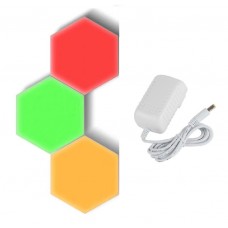 Светильник сенсорный 3DTOYSLAMP Соты Набор 3 шт Разноцветные (type 2)