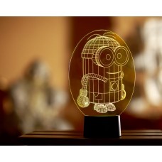 Сменная пластина для 3D светильников "Миньон Боксер" 3DTOYSLAMP